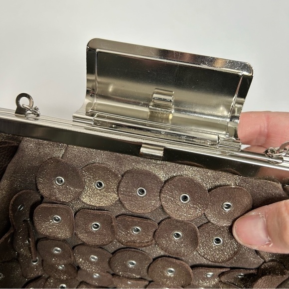 Annabel Ingall Brown Shimmer Hand Bag - Picture 10 of 14